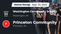 Recap: Washington Community Schools vs. Princeton Community  2020