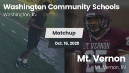 Matchup: Washington vs. Mt. Vernon  2020