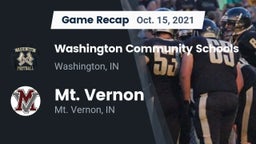 Recap: Washington Community Schools vs. Mt. Vernon  2021