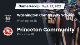 Recap: Washington Community Schools vs. Princeton Community  2022