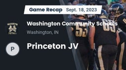 Recap: Washington Community Schools vs. Princeton  JV 2023