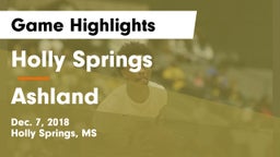 Holly Springs  vs Ashland Game Highlights - Dec. 7, 2018