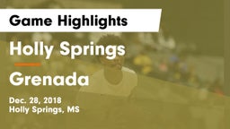 Holly Springs  vs Grenada  Game Highlights - Dec. 28, 2018