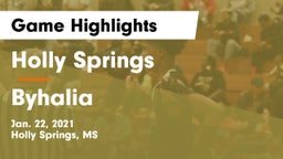 Holly Springs  vs Byhalia Game Highlights - Jan. 22, 2021