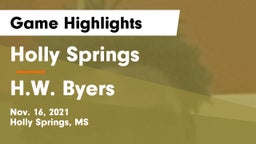 Holly Springs  vs H.W. Byers Game Highlights - Nov. 16, 2021