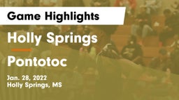 Holly Springs  vs Pontotoc  Game Highlights - Jan. 28, 2022