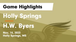 Holly Springs  vs H.W. Byers  Game Highlights - Nov. 14, 2023