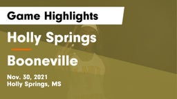 Holly Springs  vs Booneville  Game Highlights - Nov. 30, 2021
