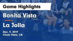 Bonita Vista  vs La Jolla  Game Highlights - Dec. 9, 2019