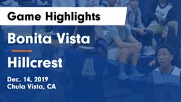 Bonita Vista  vs Hillcrest  Game Highlights - Dec. 14, 2019
