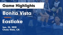 Bonita Vista  vs Eastlake  Game Highlights - Jan. 24, 2020