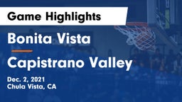 Bonita Vista  vs Capistrano Valley Game Highlights - Dec. 2, 2021