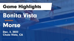 Bonita Vista  vs Morse Game Highlights - Dec. 2, 2022