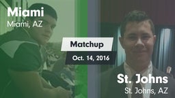 Matchup: Miami vs. St. Johns  2016