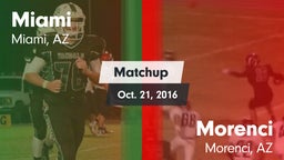 Matchup: Miami vs. Morenci  2016