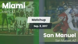 Matchup: Miami vs. San Manuel  2017