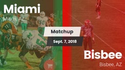 Matchup: Miami vs. Bisbee  2018