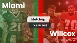 Matchup: Miami vs. Willcox  2019