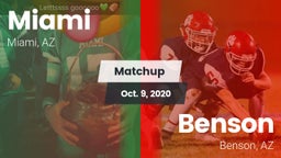 Matchup: Miami vs. Benson  2020