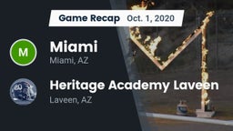 Recap: Miami  vs. Heritage Academy Laveen 2020