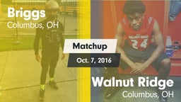 Matchup: Briggs  vs. Walnut Ridge  2016