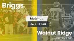 Matchup: Briggs  vs. Walnut Ridge  2017