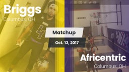 Matchup: Briggs  vs. Africentric  2017