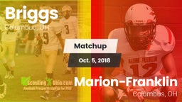 Matchup: Briggs  vs. Marion-Franklin  2018