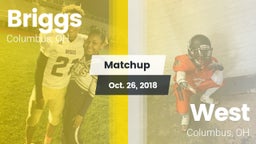 Matchup: Briggs  vs. West  2018