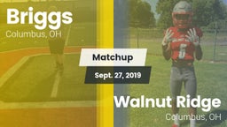 Matchup: Briggs  vs. Walnut Ridge  2019