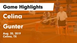 Celina  vs Gunter  Game Highlights - Aug. 20, 2019