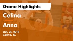 Celina  vs Anna  Game Highlights - Oct. 25, 2019