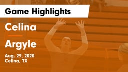Celina  vs Argyle  Game Highlights - Aug. 29, 2020