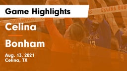 Celina  vs Bonham  Game Highlights - Aug. 13, 2021