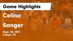 Celina  vs Sanger  Game Highlights - Sept. 28, 2021