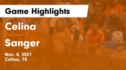 Celina  vs Sanger  Game Highlights - Nov. 8, 2021