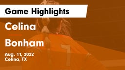 Celina  vs Bonham Game Highlights - Aug. 11, 2022