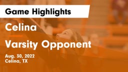 Celina  vs Varsity Opponent Game Highlights - Aug. 30, 2022