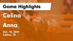 Celina  vs Anna  Game Highlights - Oct. 18, 2022