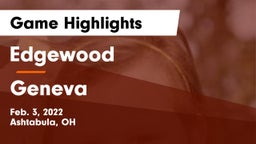 Edgewood  vs Geneva  Game Highlights - Feb. 3, 2022