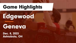 Edgewood  vs Geneva  Game Highlights - Dec. 8, 2023
