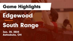 Edgewood  vs South Range Game Highlights - Jan. 20, 2024