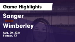 Sanger  vs Wimberley  Game Highlights - Aug. 20, 2021