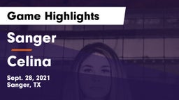Sanger  vs Celina  Game Highlights - Sept. 28, 2021