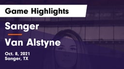 Sanger  vs Van Alstyne  Game Highlights - Oct. 8, 2021