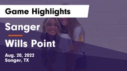 Sanger  vs Wills Point Game Highlights - Aug. 20, 2022