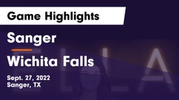 Sanger  vs Wichita Falls  Game Highlights - Sept. 27, 2022