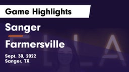 Sanger  vs Farmersville Game Highlights - Sept. 30, 2022