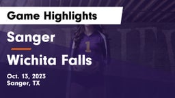 Sanger  vs Wichita Falls  Game Highlights - Oct. 13, 2023