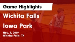 Wichita Falls  vs Iowa Park  Game Highlights - Nov. 9, 2019